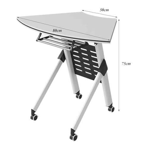 Table de réunion pliable incurvée pour optimiser vos espaces restreints - 3