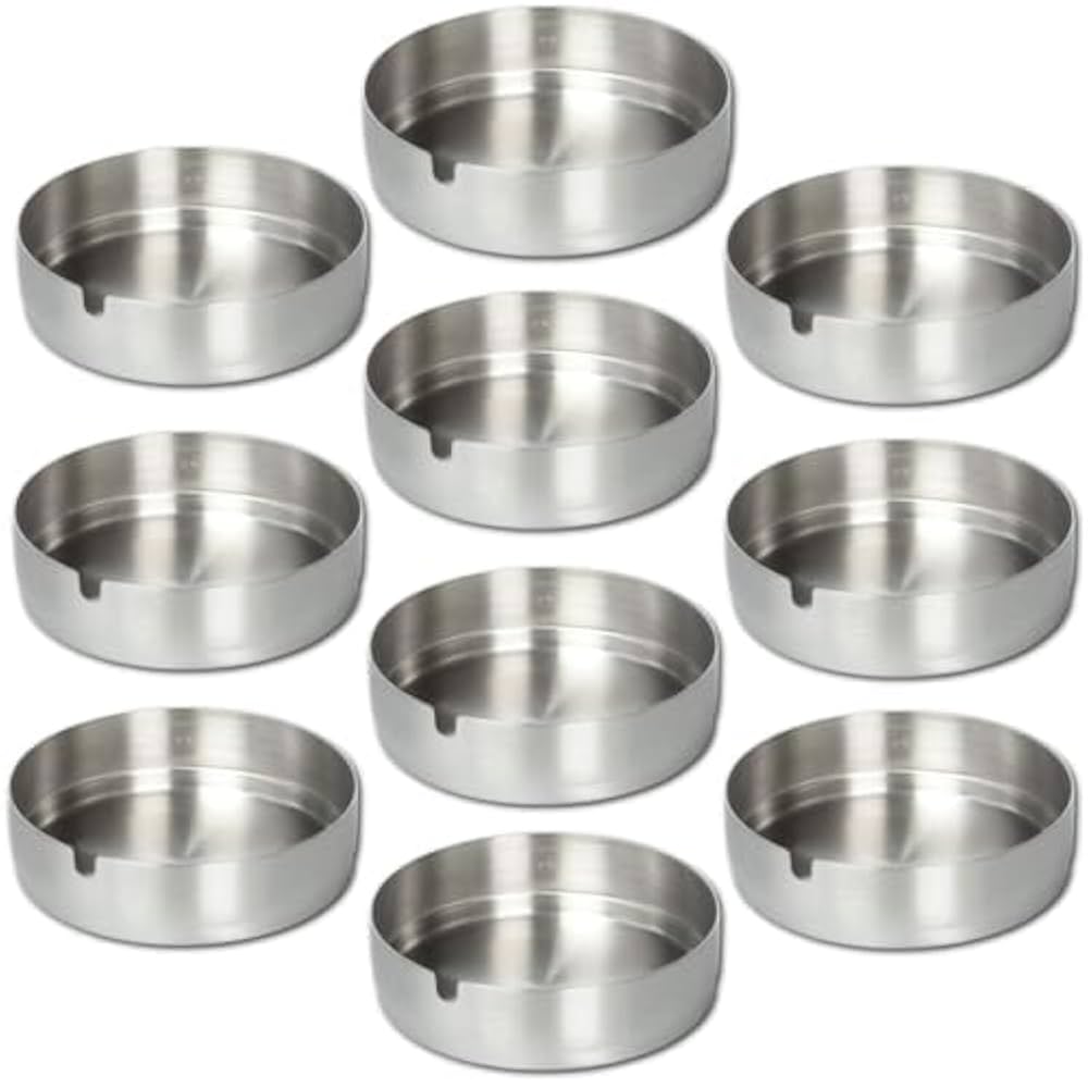 Amazon.co.jp: Nexxxly（ネクスリー）灰皿 円形 ステンレス 煙草