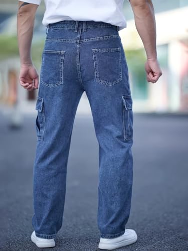 Image of ADBUCKS Men's Loose low Rise Jeans