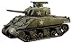 Italeri 25751 1:56 US M4 Sherman (75 mm) - Modellbau, Bausatz, Standmodellbau, Basteln, Hobby, Kleben, Plastikbausatz, detailgetreu, Unlackiert, Geformte Farbe