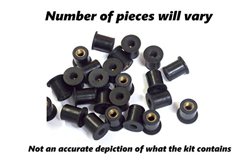 image for Bike Boltz Black Complete Motorcycle Fairing Bolt Kit For Kawasaki Nin