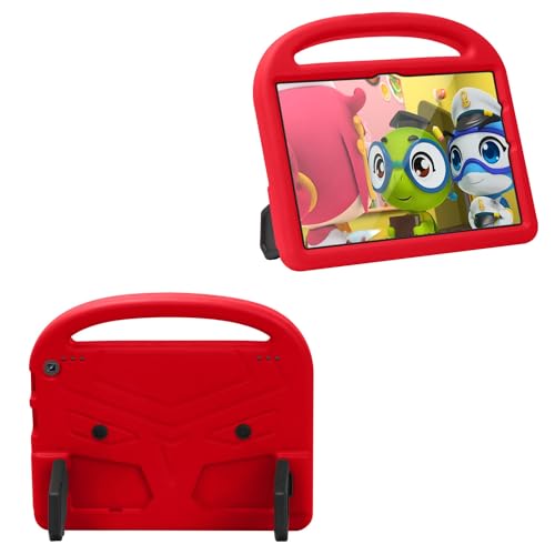 ی^ubgPCP[X Kindle Fire HD 10 2021Ή ^ubgP[X qΉ y EVA ϏՌ h~ X^h ^ubgP[X nhƃLbNX^ht(J[:Vermelho)