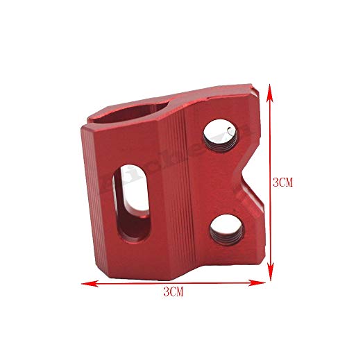 Image of ACZ Front Brake Line Holder Hose Clamp Black, for Yamaha YZ YZF 65 85 125 250 450 2004-2019, for Honda CR CRF 125R 250R /X /RX 450R /X /RX 250L /M