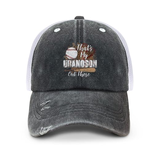 That's My Grandson Out There Sun Hat Outdoor Cap for Son