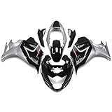 ABS Plastic Complete Fairings Kit For Suzuki GSX650F Katana 2008 2009 2010 2011 2012 2013 GSX650F Motorcycle Aftermarket Bodywork - Glossy Silver Black