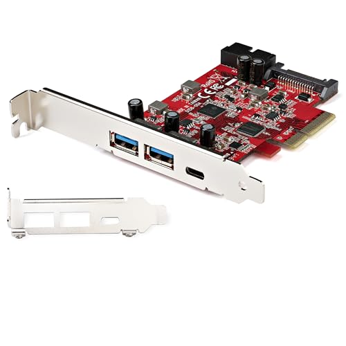 Image of StarTech 5-Port USB PCIe Card, 10Gbps, TAA, Express (PEXUSB312A1C1H)