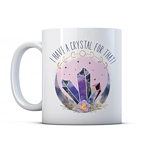 Finger prints - I Have A Crystal for That! - Funny Spiritual Gift Mug, Ceramic, 11fl.oz.