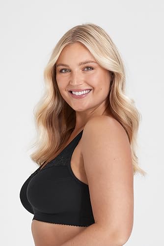 Miss Mary - Broderie Anglaise, Non Wired Bras for Women, Everyday Bras, Comfortable Cotton, Supportive with Full Coverage2