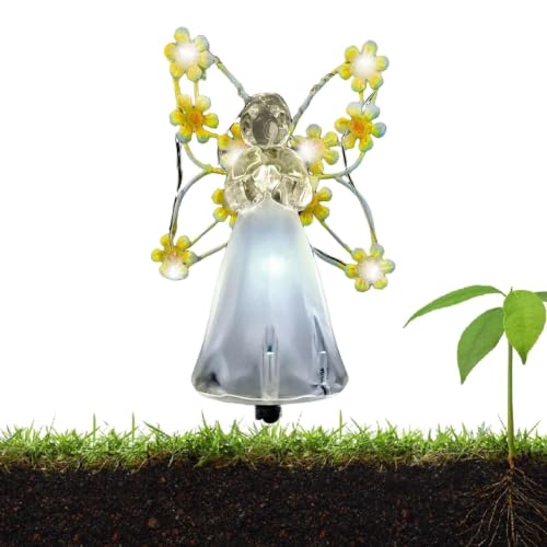 Luz de ángel solar para resolver la oscuridad en senderos de jardín