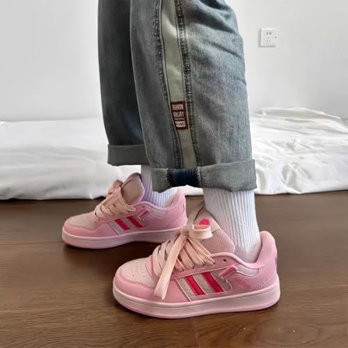 Y2k Walking Shoes Thick Sole Y2K Shoes Walking Cute Sneakers for Women Platform Chunky Kawaii Sneakers Aesthetic4