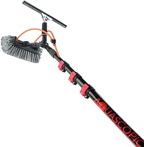 Spazzola Per Lavaggio Con Asta Telescopica - Per Auto, Pannelli Solari E Barche - Foto 13
