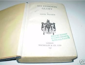 Hardcover No common glory, Book