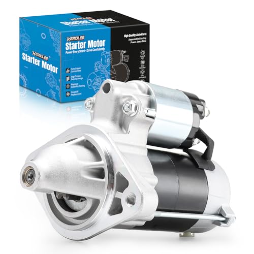 Keriolee 17841 Starter Motor Compatible with Toyota Corolla 1.8L 2003-2008, Matrix 1.8L 2003-2008, Pontiac Vibe 1.8L 2003-2008, 10-Teeth 1.6KW CW 12V, OE Replacement # 28100-0D080 28100-22090 88969483