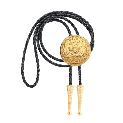 Image of Jeilwiy Bolo Tie for Men, Western Bolero Tie Cowboy Ties Native American Cowgirl Bolo Tie Accessories for Men Women