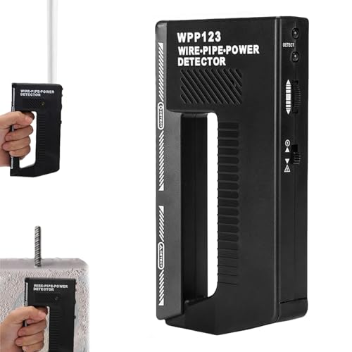 Detector de Metales,Escáner de Pared,Escáner de Pared Multifunción,WPP123 Detector de Metales,Alta Sensibilidad Ajustable Alert Pipe,Localizador de Cables de Alerta Ajustable