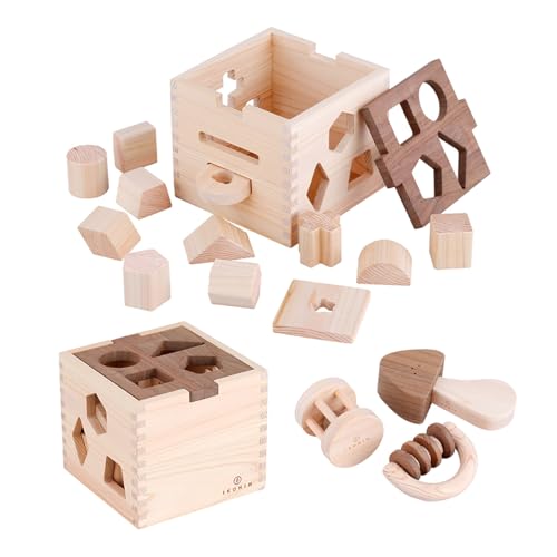 八代市産材 IKONIH ベビーセット ガラガラシリーズ・ドロップボックス