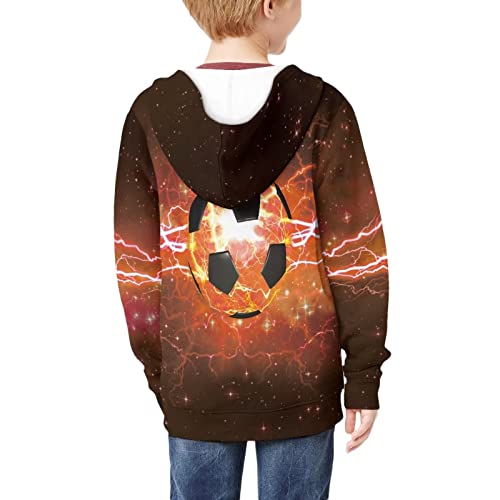 Image of Biyejit Kids Novelty 3D Graphic Printed Hooded Sweatshirt