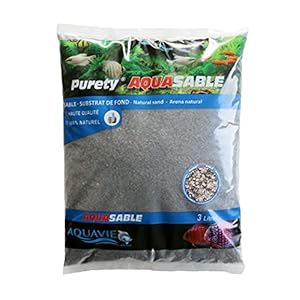 Sabbia naturale Aquasable in sacchetto, 2 mm-3 mm, 3 l, nero S2