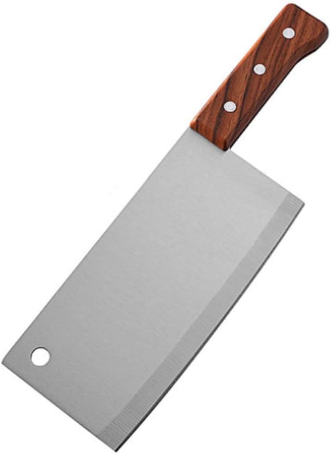 Hemobllo 2 Pcs Stainless Steel Kitchen Chopper with Ergonomic Handles Multipurpose Cleaver for Meat Vegetables Fruit Cutter for Home and Restaurant Use