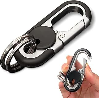 SADMAX Men's Car Key Chain – Premium Stainless Steel Keychain for Men & Women, Anti-Loss Heavy Duty Metal Ring, Stylish Du... Price In India
