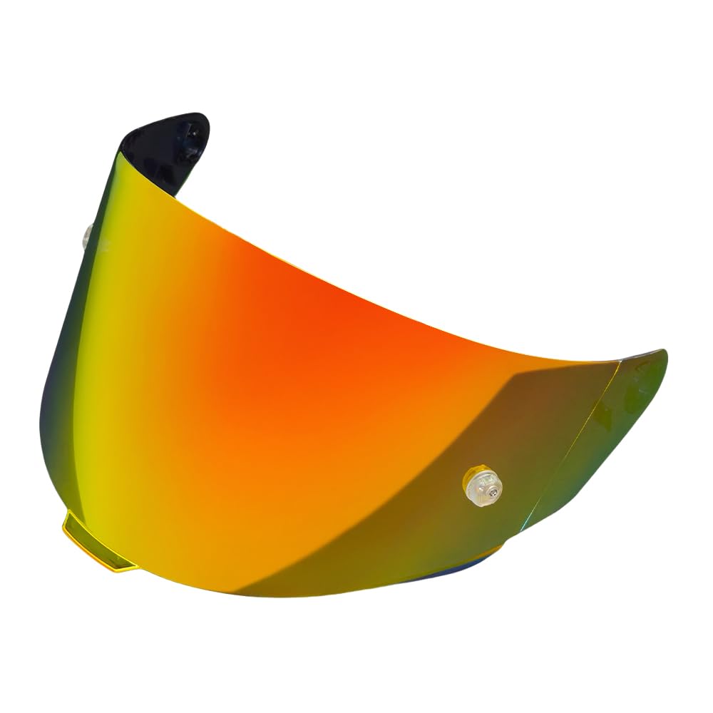 Visière KYT TT Course Deep Red - Lentille de remplacement pour casque moto - 3