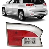 UPPARTS Tail Light Assembly For 2013 2014 2015 2016 2017 GMC Terrain Denali - CAPA Certified - Driver Side - Includes Lens, Housing, Bulb - Rear Tail Light Cover For 20987300