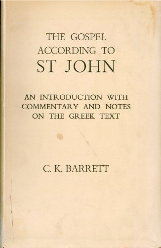 The Gospel According to St. John B001OX0XDQ Book Cover