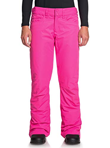 Roxy Backyard-Pantalon de Ski/Snowboard pour Femme, Beetroot Pink, FR (Taille Fabricant : XS)
