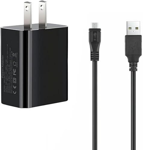 BestCH Wall AC Home Charger+USB Cord Cable Replacement for