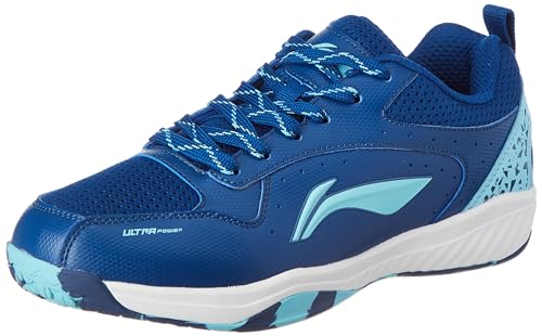 Li-Ning Unisex-Adult Ultra Power Non-Marking Badminton Shoe|Indoor Sports|Stability Heel, Prototypical Sole, Lightweight Shoe (Blue/Sea Blue,UK 1) (B0CG35HNMS) Amazon Price History, Amazon Price Tracker