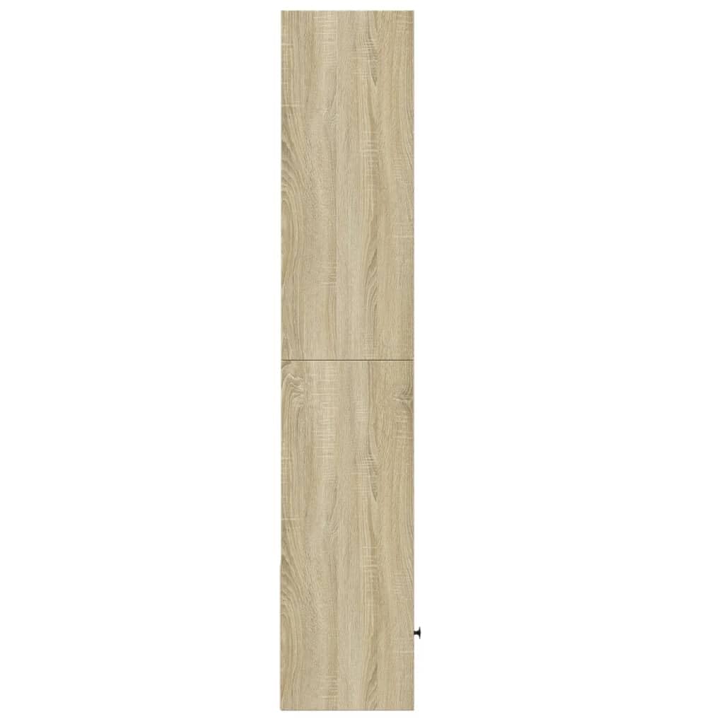 Libreria in legno composito Dub Sonoma 40x36x189 cm con 4 ripiani