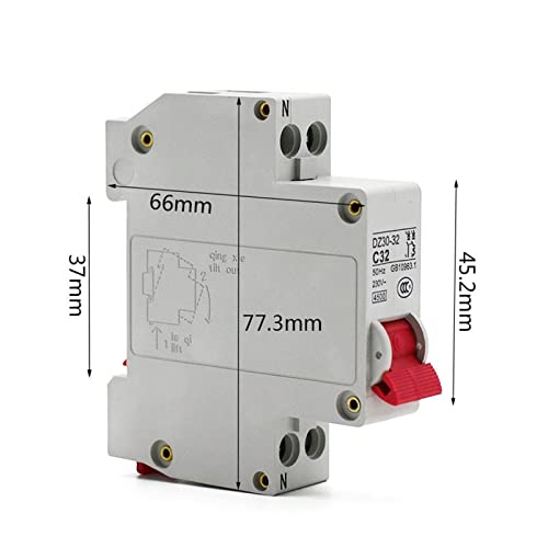 Mini disjoncteur MCB 6A DZ30-32 pour éviter les surcharges électriques chez soi - 4