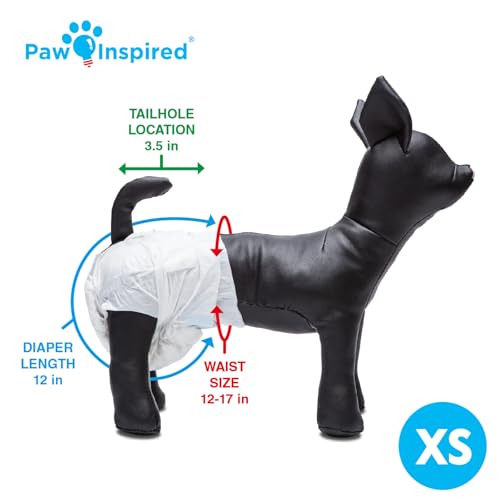 Paw Inspired 13211 32Ct Disposable Dog Diapers thumb #5