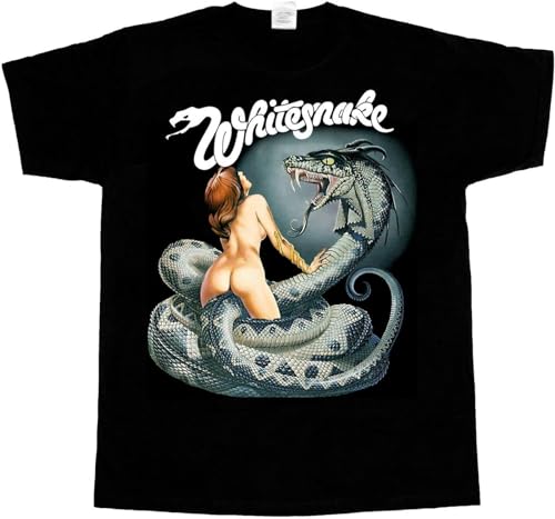 Whitesnake Lovehunter - Camiseta de manga corta para hombre, color negro, Negro, XL