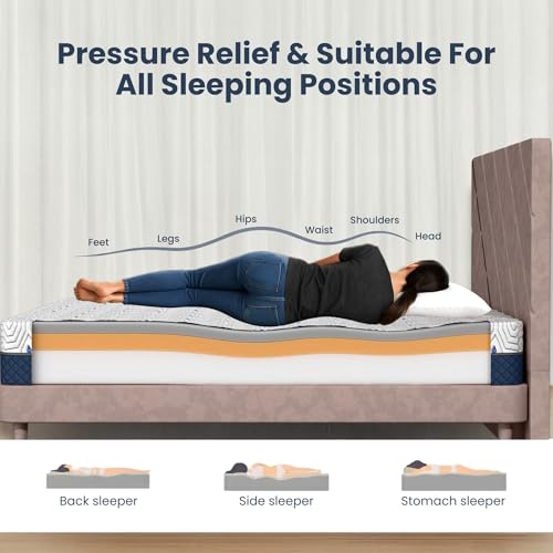 Image of Premium Orthopedic Memory Plus Single Size Mattress | Premium Viscose Fabric with Removable Cover | 10 Years Warranty | Single Size (75x30x6 inches)