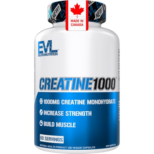 Evlution Nutrition Creatine1000-1 Gram of Pure Creatine Monohydra...