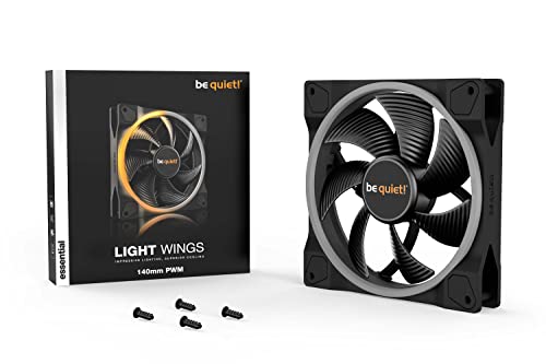 Image of be quiet! Light Wings 140mm PWM Premium Low Noise ARGB Cooling Fan | 4-Pin | Black | BL074