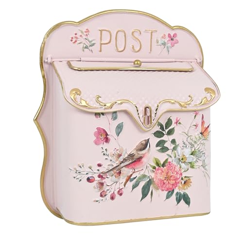 Big Fortune Briefkasten zur Wandmontage, für Haus und Außenbereich, Vintage, Metall, Tür, Briefkasten, antiker Stil, nostalgischer Charm, Heimdekoration, Garten, Vintage, englisches Landhaus-Dekor