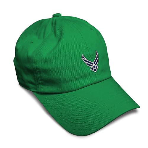 Image of Speedy Pros Soft Baseball Hat Embroidered Dad Hat Air Force Emblem Embroidery Men & Ladies Baseball Cap Cotton