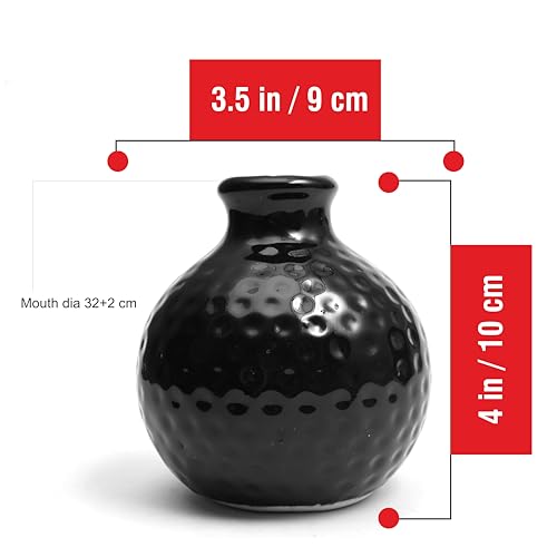 Image of Pure Source India Reed Diffuser Empty Ceramic Pot and 8 Pcs Reed Sticks .(Capacity 150 ML)