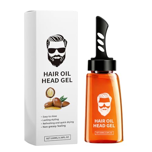 HMDABD Men's Sculpting Hair Gel Long-Lasting Supports Hair Styling Gel For All Hair Types