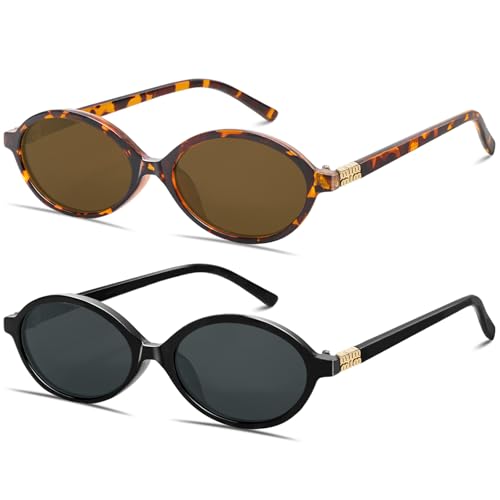 Image of boten Retro Oval Sunglasses for Women Men Small 90s Sun Glasses