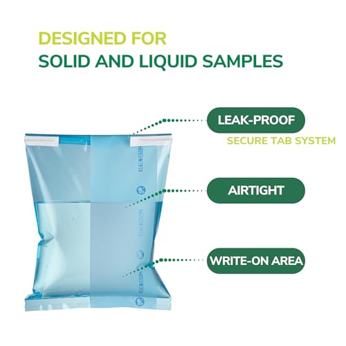 Labplas EPR-7012-B-AM250 Sterile Lab Bags For Food Samples: Sealable thumb #1