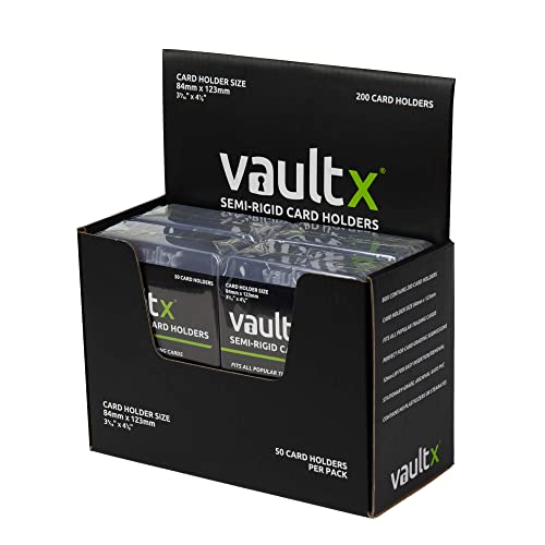 Protège-Cartes Semi-Rigides Vault X pour Ranger et Classer Vos Cartes à Collectionner et de Sport