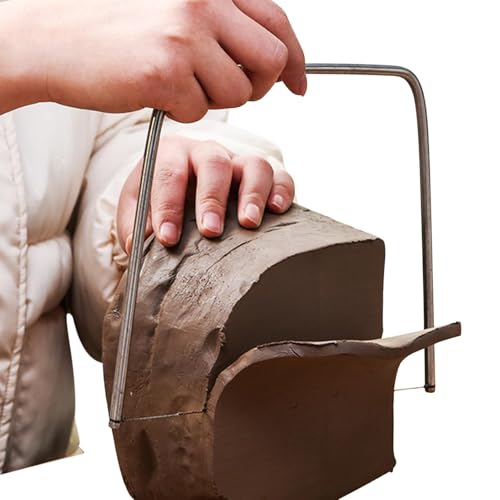 Cortador De Ángulo De Arcilla: Recortadora Multipropósito, Cuchilla De Acero Duradera | Diseño De Agarre Fácil, Corte De Filo Limpio Para Esculpir Arcilla, Fabricación De Cerámica, Elaboración En
