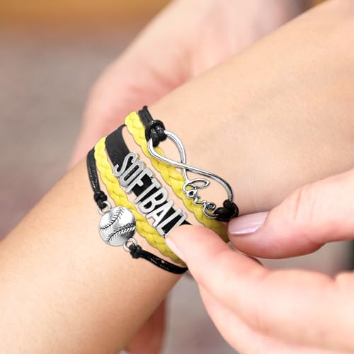 Image of Gymnastics Bracelets for Girls Gifts for Teen Girls,Teams Initial Charm Jewelry,Sport Ballerina Birthday Christmas Gifts