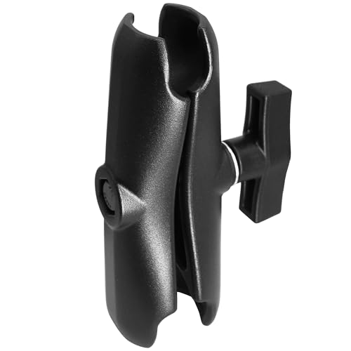 AGEofDMS Aluminium 5 9 Zoll (150 mm) kurzer Doppel-Sockel-Arm kompatibel mit RAM Mounts C-Größe / 1 5 Zoll Kugel-Zubehör Kugelhalter-Arm für Industriestandard 1 5 Zoll / 38 mm Kugel