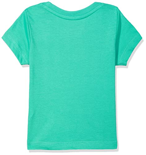 Image of miniklub Boys Green Printed Round Neck T-Shirt