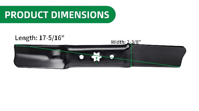 Amazon.com : wyevee 942-05052A Medium Lift Lawn Mower Blades, 742