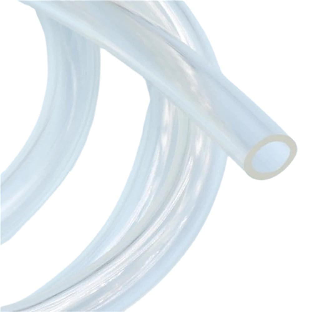 Flexible Rubber Hose 1/5/10M Clear Transparent Silicone Rubber Hose, Flexible Tube, Inner Diameter 0.5-12mm Tubing 1pc(1M*1MM*2MM)
